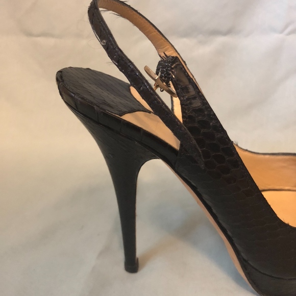 Size 36 (US 6) JIMMY CHOO Slingback Black Pumps - Picture 5 of 7